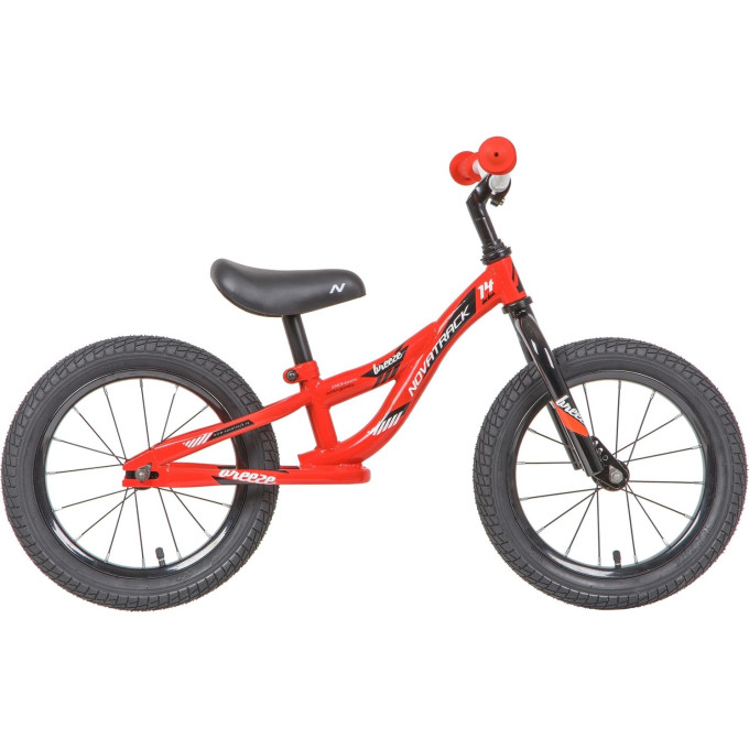Беговел NOVATRACK BREEZE 14” красный 14BREEZE.RD20