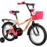 Детский велосипед NOVATRACK WIND GIRL 16” коралловый 164WIND.CRL22